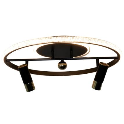 LED Dimmable ceiling light LED/60W/230V 3000-6500K black + remote control