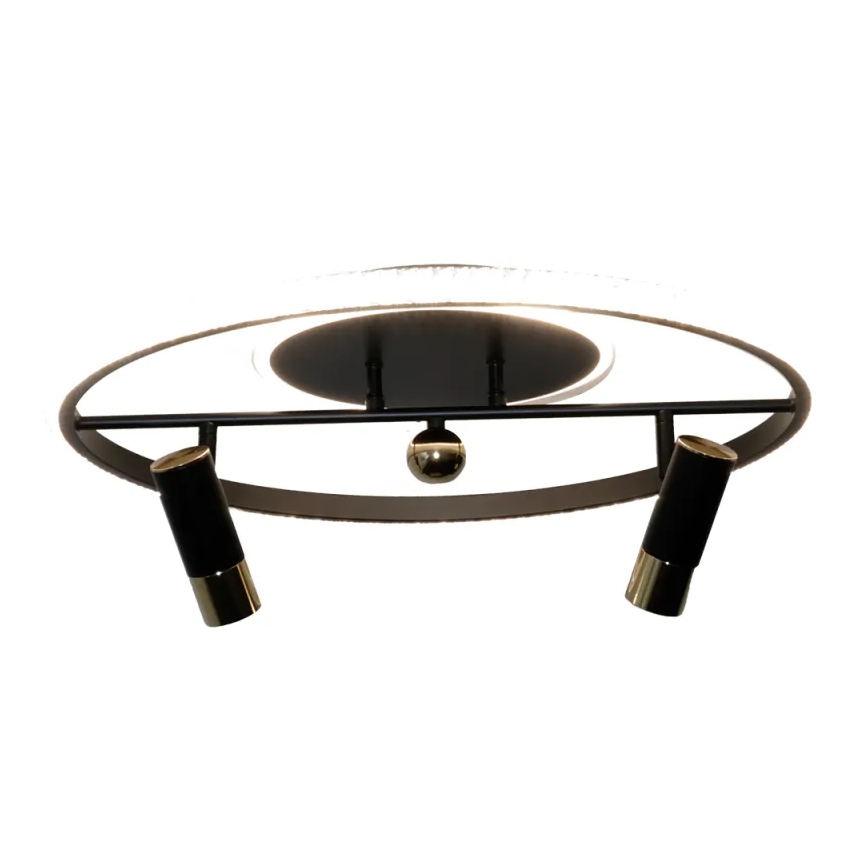 LED Dimmable ceiling light LED/60W/230V 3000-6500K black + remote control