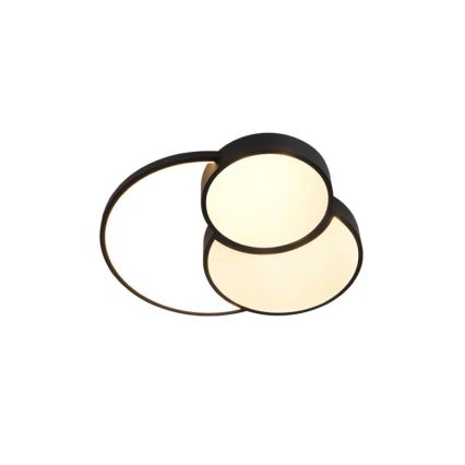 LED Dimmable ceiling light LED/60W/230V 3000-6500K black + remote control