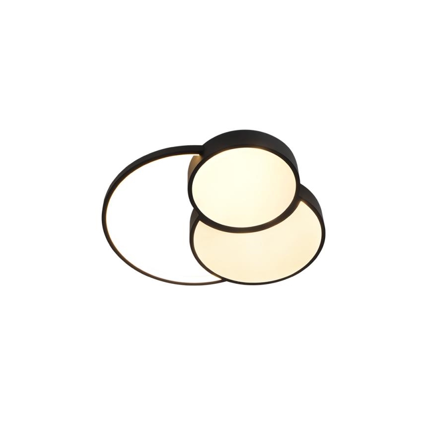 LED Dimmable ceiling light LED/60W/230V 3000-6500K black + remote control