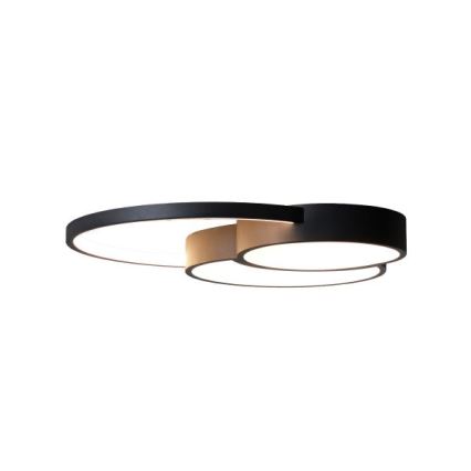 LED Dimmable ceiling light LED/60W/230V 3000-6500K black + remote control