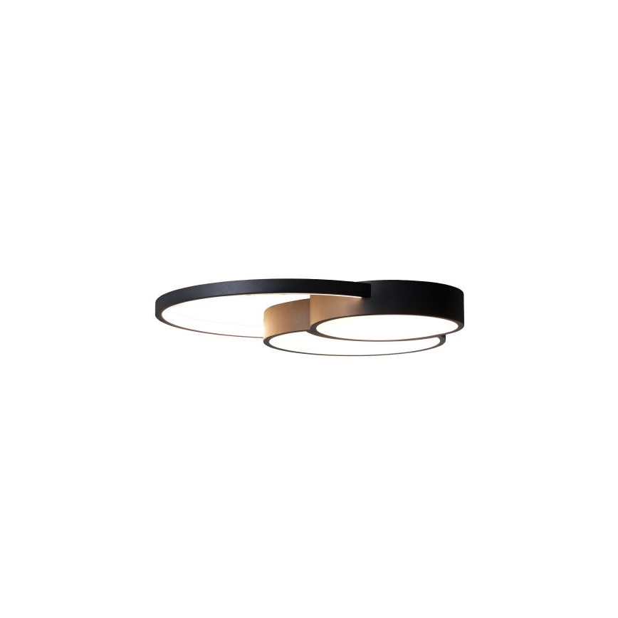 LED Dimmable ceiling light LED/60W/230V 3000-6500K black + remote control