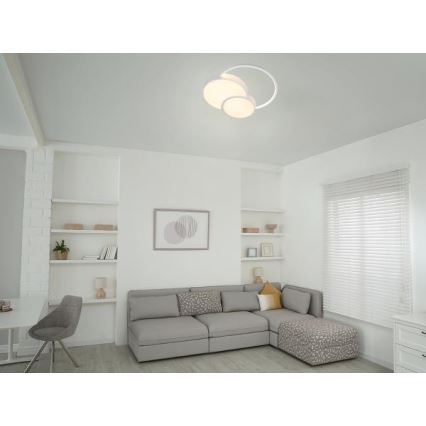 LED Dimmable ceiling light LED/60W/230V 3000-6500K white + remote control