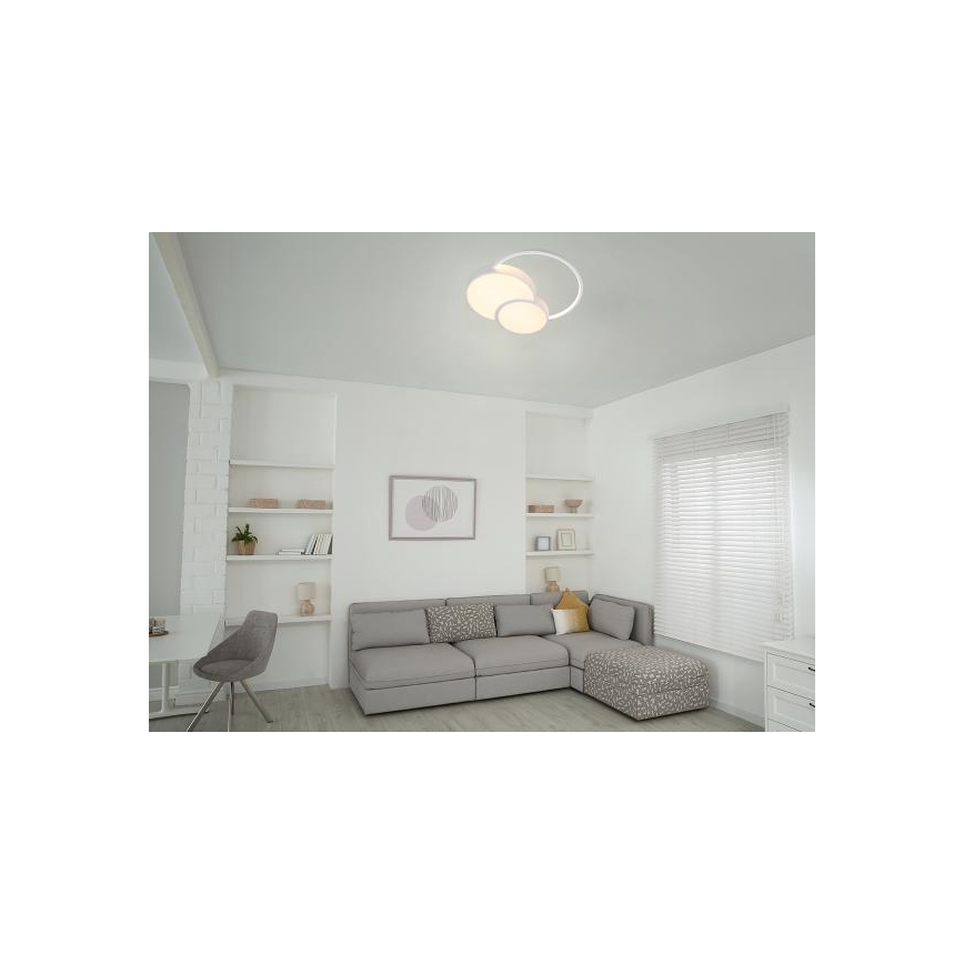 LED Dimmable ceiling light LED/60W/230V 3000-6500K white + remote control
