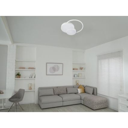 LED Dimmable ceiling light LED/60W/230V 3000-6500K white + remote control