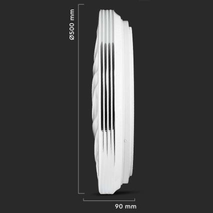LED Dimmable ceiling light LED/60W/230V 3000K/4000K/6500K + remote control