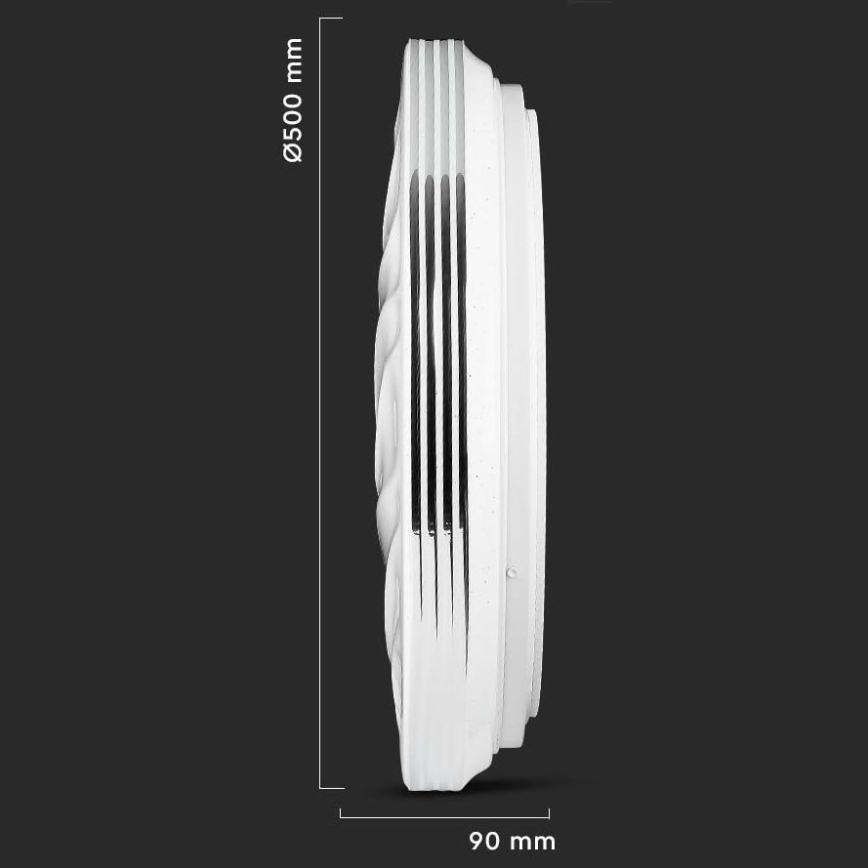 LED Dimmable ceiling light LED/60W/230V 3000K/4000K/6500K + remote control