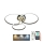 LED Dimmable ceiling light LED/64W/230V 3000-6500K + remote control