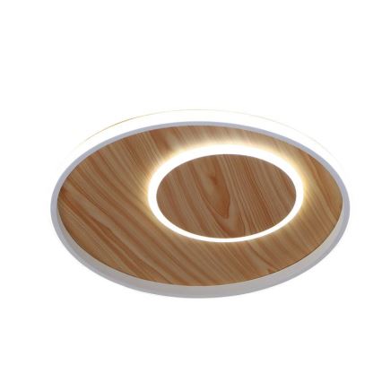 LED Dimmable ceiling light LED/65W/230V 3000-6500K brown + remote control