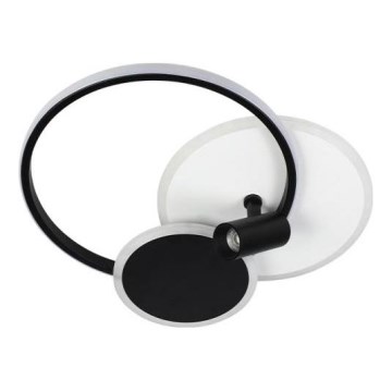 LED Dimmable ceiling light LED/65W/230V 3000-6500K white/black + remote control