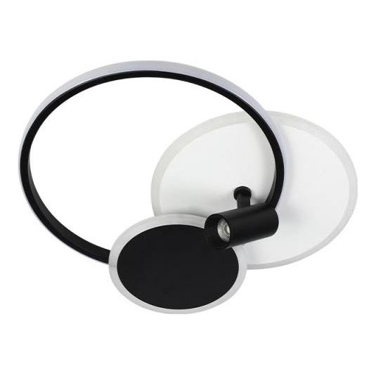 LED Dimmable ceiling light LED/65W/230V 3000-6500K white/black + remote control