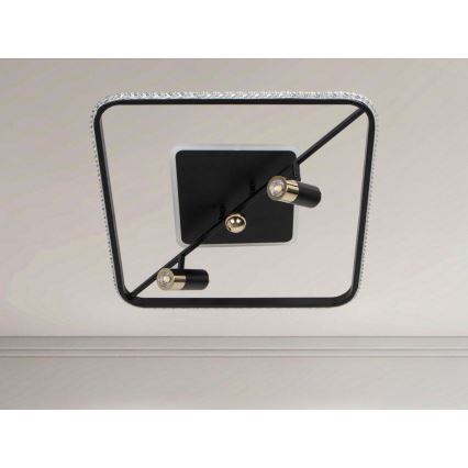 LED Dimmable ceiling light LED/70W/230V 3000-6500K black + remote control