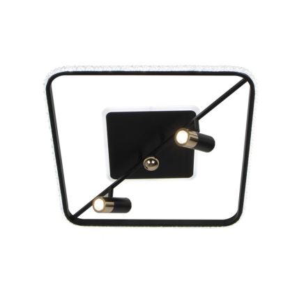 LED Dimmable ceiling light LED/70W/230V 3000-6500K black + remote control
