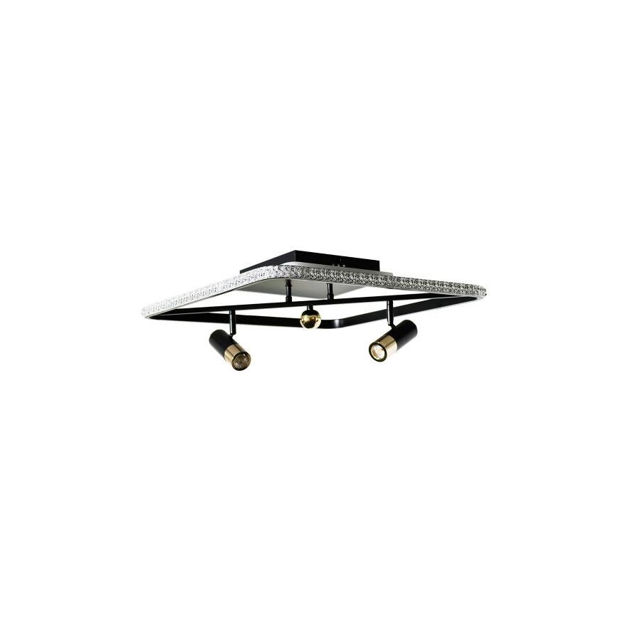 LED Dimmable ceiling light LED/70W/230V 3000-6500K black + remote control