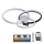 LED Dimmable ceiling light LED/70W/230V 3000-6500K white/black + remote control