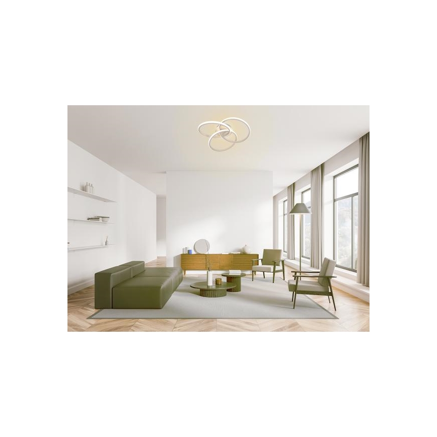 LED Dimmable ceiling light LED/70W/230V 3000-6500K white + remote control