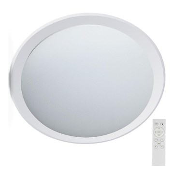 LED Dimmable ceiling light LED/72W/230V 3000-6500K d. 67 cm white + remote control