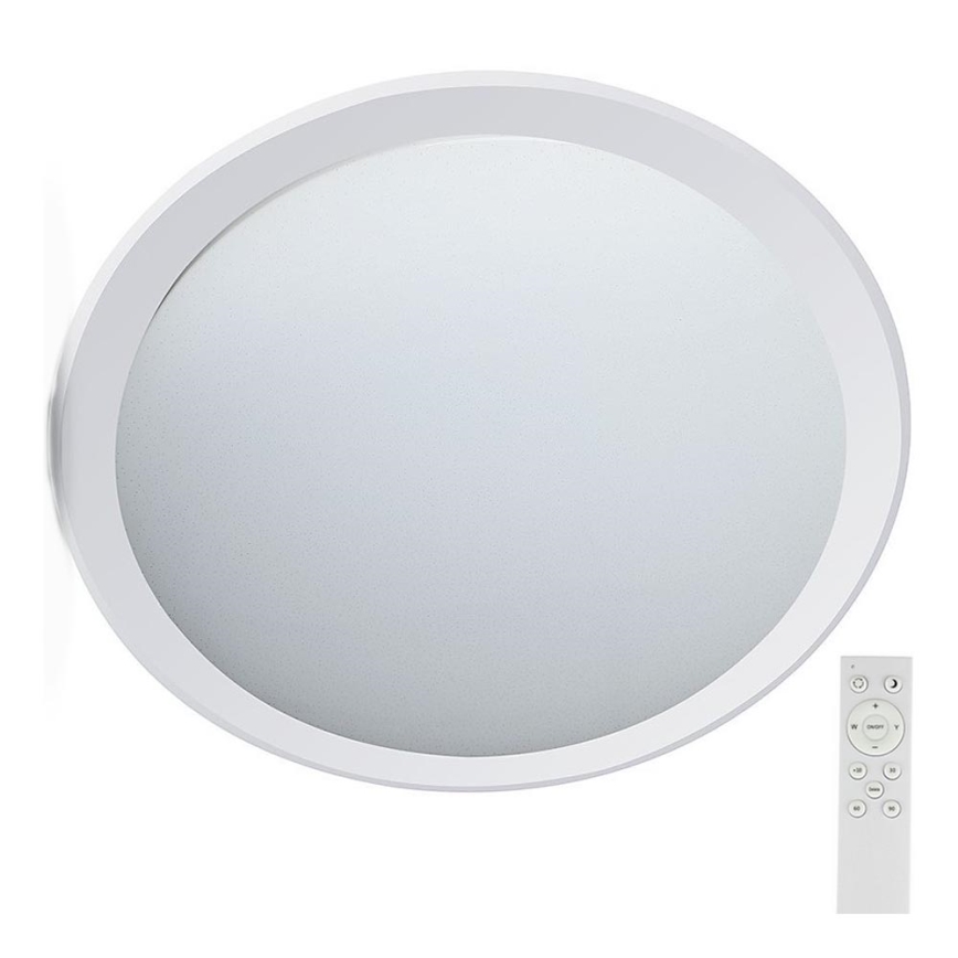 LED Dimmable ceiling light LED/72W/230V 3000-6500K d. 67 cm white + remote control