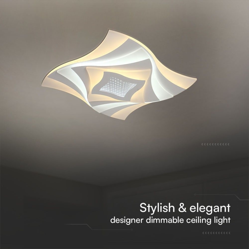 LED Dimmable ceiling light LED/75W/230V 3000-6500K + remote control