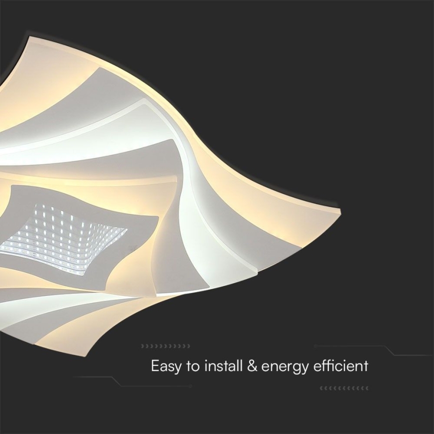 LED Dimmable ceiling light LED/75W/230V 3000-6500K + remote control