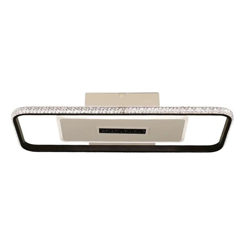 LED Dimmable ceiling light LED/75W/230V 3000-6500K white/black + remote control