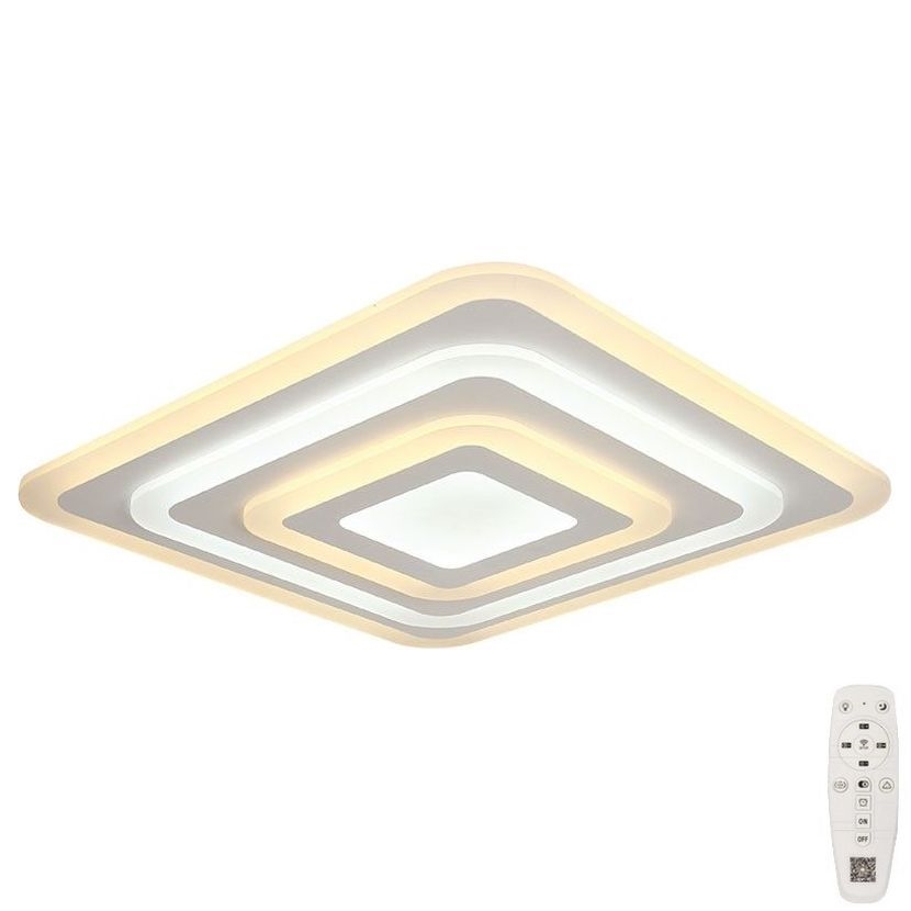 LED Dimmable ceiling light LED/77W/230V 3000-6500K 49,5x49,5 cm + remote control