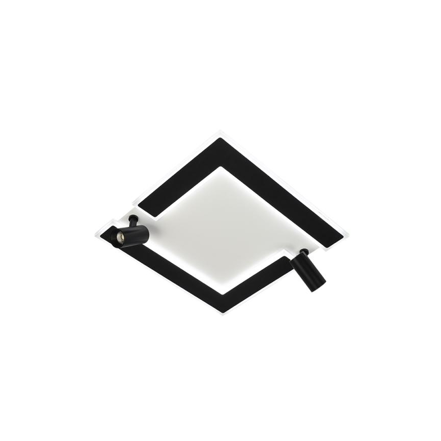 LED Dimmable ceiling light LED/80W/230V 3000-6500K black + remote control