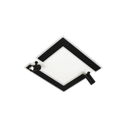LED Dimmable ceiling light LED/80W/230V 3000-6500K black + remote control