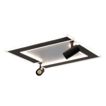 LED Dimmable ceiling light LED/80W/230V 3000-6500K black + remote control