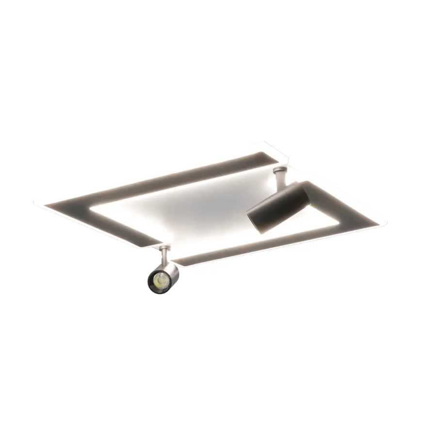 LED Dimmable ceiling light LED/80W/230V 3000-6500K black + remote control
