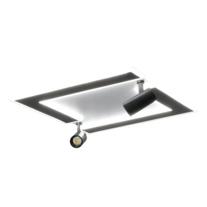 LED Dimmable ceiling light LED/80W/230V 3000-6500K black + remote control
