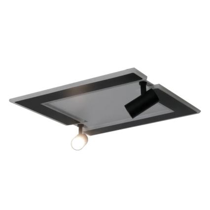 LED Dimmable ceiling light LED/80W/230V 3000-6500K black + remote control