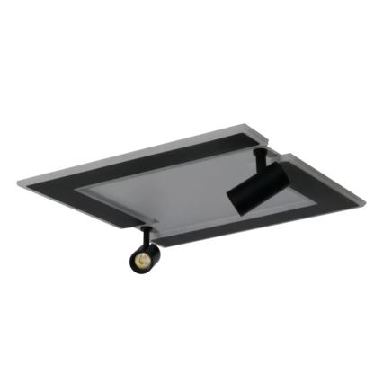 LED Dimmable ceiling light LED/80W/230V 3000-6500K black + remote control