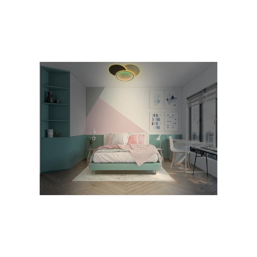 LED Dimmable ceiling light LED/80W/230V 3000-6500K white + remote control
