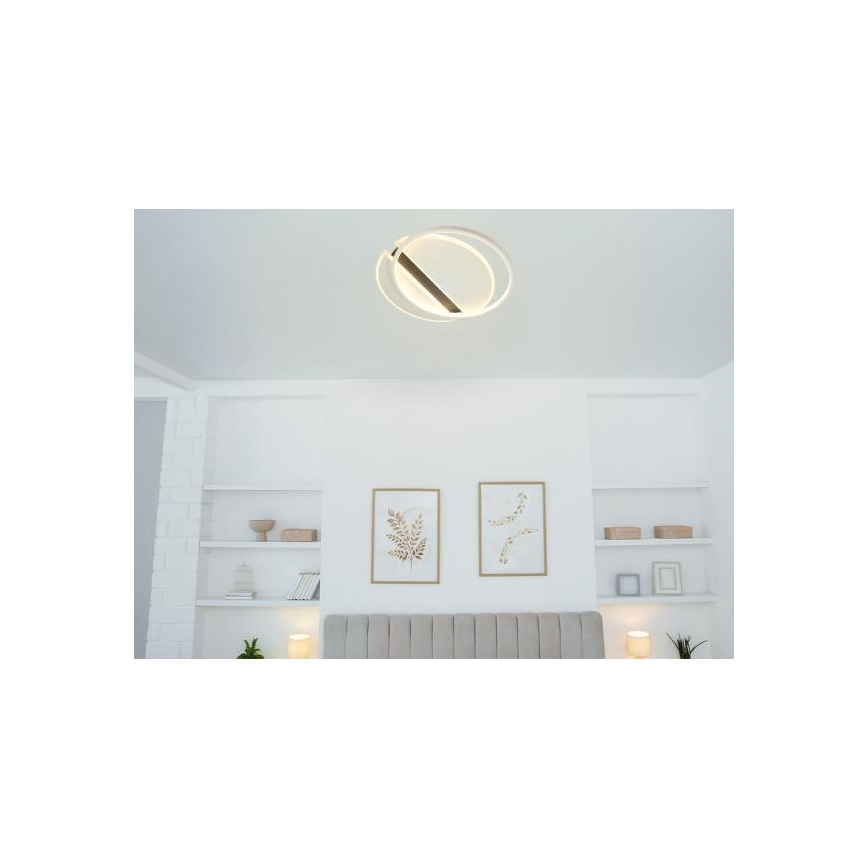 LED Dimmable ceiling light LED/80W/230V 3000-6500K white + remote control