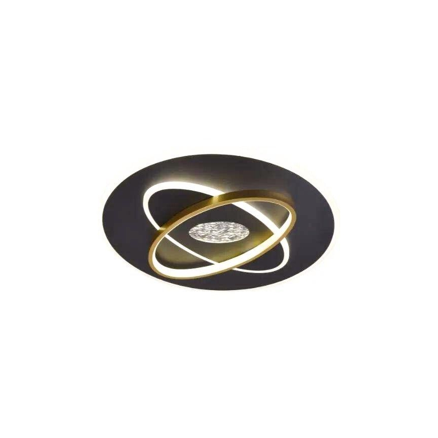 LED Dimmable ceiling light LED/80W/230V 3000-6500K black + remote control