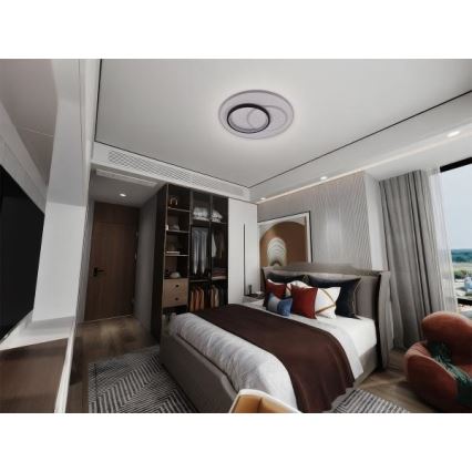 LED Dimmable ceiling light LED/85W/230V 3000-6500K + remote control