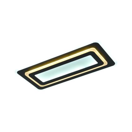 Dimmable LED Ceiling Light LED/85W/230V 3000-6500K Black + Remote Control