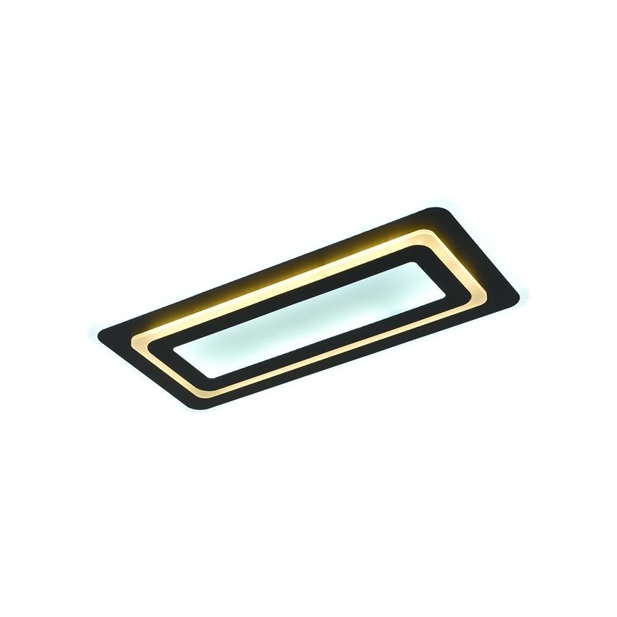 Dimmable LED Ceiling Light LED/85W/230V 3000-6500K Black + Remote Control