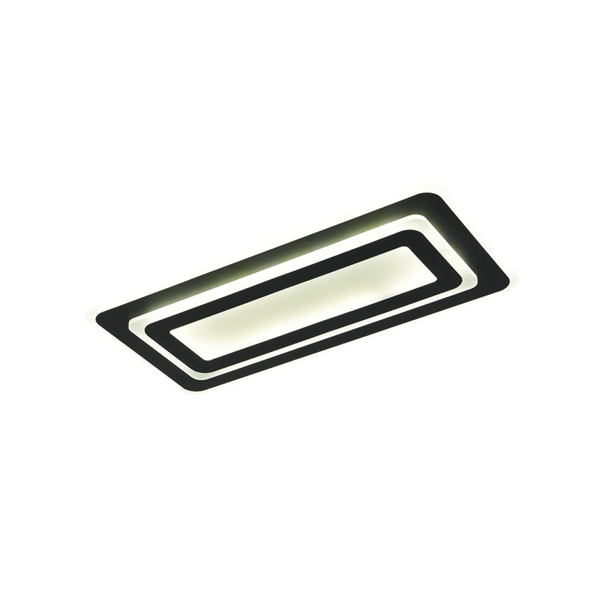 Dimmable LED Ceiling Light LED/85W/230V 3000-6500K Black + Remote Control