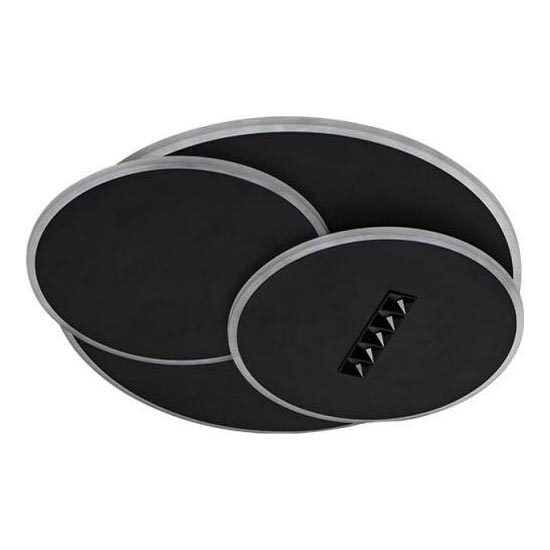 LED Dimmable ceiling light LED/90W/230V 3000-6500K black + remote control