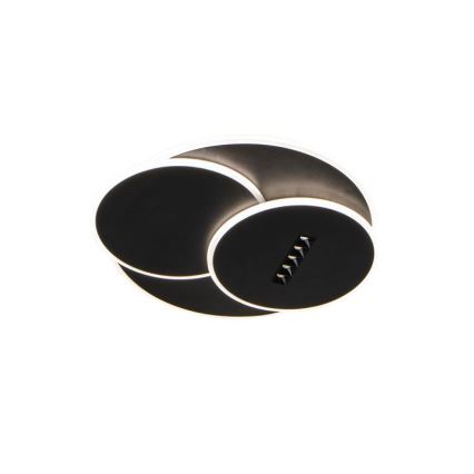 LED Dimmable ceiling light LED/90W/230V 3000-6500K black + remote control