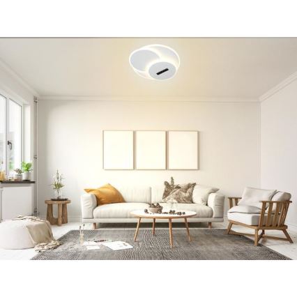 LED Dimmable ceiling light LED/90W/230V 3000-6500K white + remote control