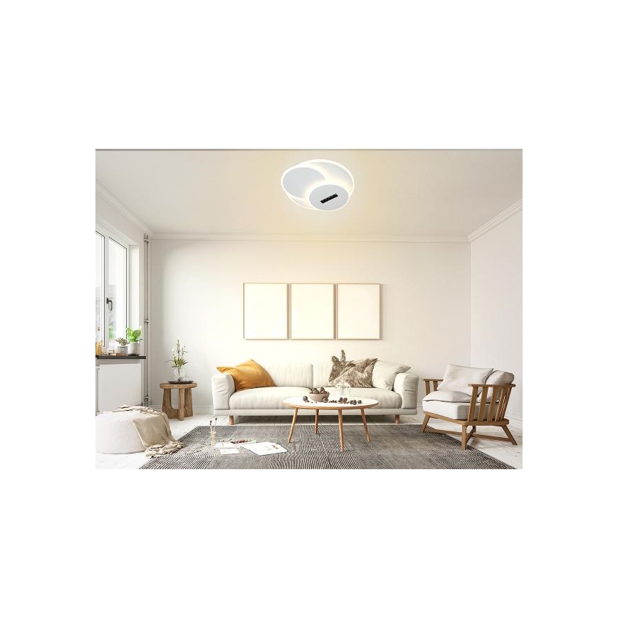 LED Dimmable ceiling light LED/90W/230V 3000-6500K white + remote control