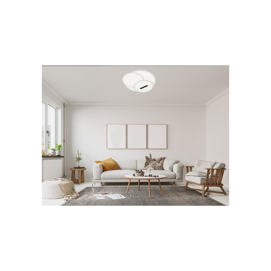 LED Dimmable ceiling light LED/90W/230V 3000-6500K white + remote control
