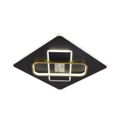 LED Dimmable ceiling light LED/90W/230V 3000-6500K black + remote control