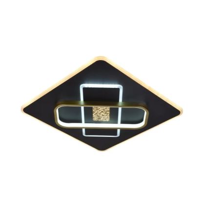 LED Dimmable ceiling light LED/90W/230V 3000-6500K black + remote control