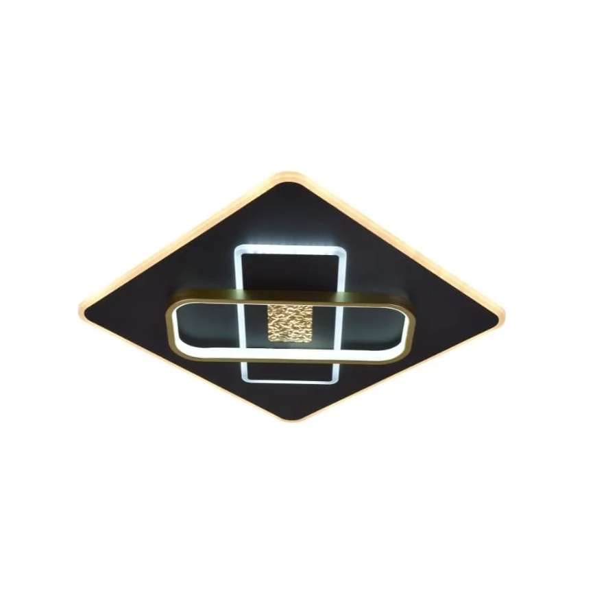 LED Dimmable ceiling light LED/90W/230V 3000-6500K black + remote control