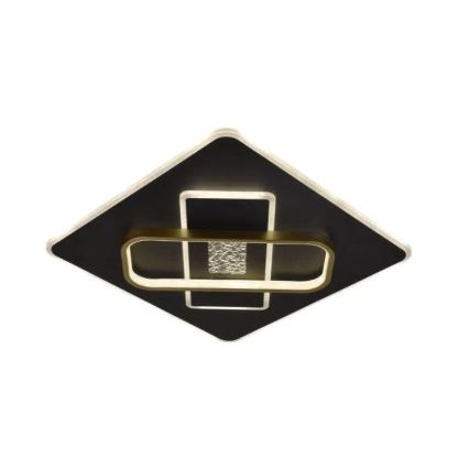 LED Dimmable ceiling light LED/90W/230V 3000-6500K black + remote control