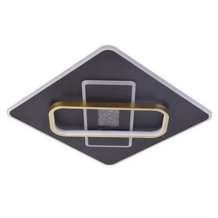 LED Dimmable ceiling light LED/90W/230V 3000-6500K black + remote control